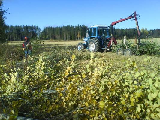 Ford 5610 + Patu 420 + Kärryt
Rajaojan perkausta.
Avainsanat: ford patu