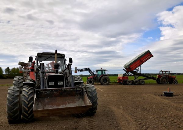 Kylvökalusto 
Kuvassa kylvökalustoa.
Avainsanat: Massey-Ferguson 399 T 4255 ja 165 MP