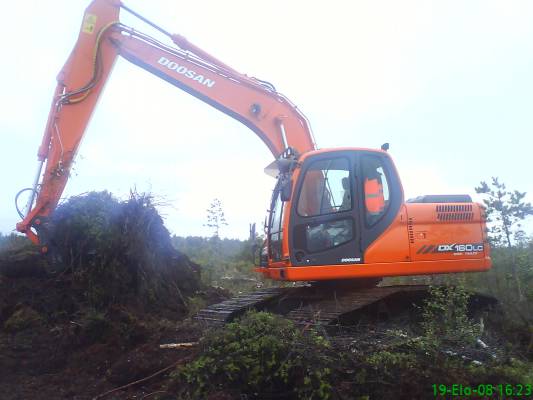 doosan dx160lc high track
