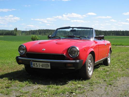 Pininfarina (Fiat) 124 Spider -84
uusin kesälelu
Avainsanat: Pininfarina Fiat 124 Spider avoauto