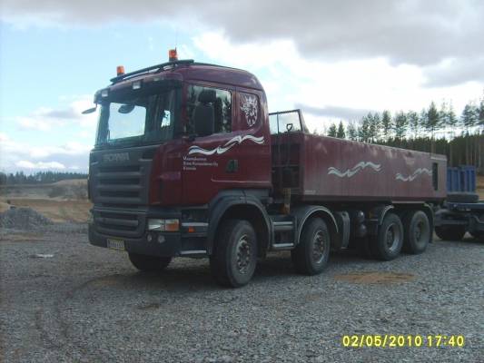 Maanrakennus A Kumpulaisen Scania R620
Maanrakennus A Kumpulainen Oy:n Scania R620 sora-auto.
Avainsanat: Kumpulainen Scania R620 Hirvaskangas