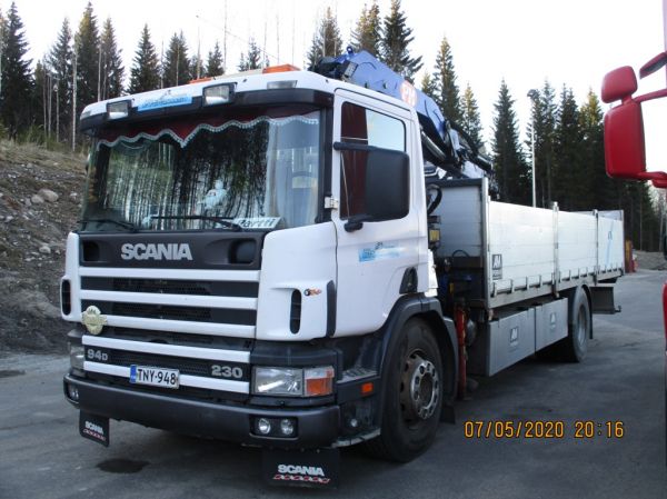 Äänekosken Autopurkaamon Scania 94
Äänekosken Autopurkaamon nosturilla varustettu Scania 94 kuorma-auto.
Avainsanat: Äänekosken Autopurkaamo Scania 94