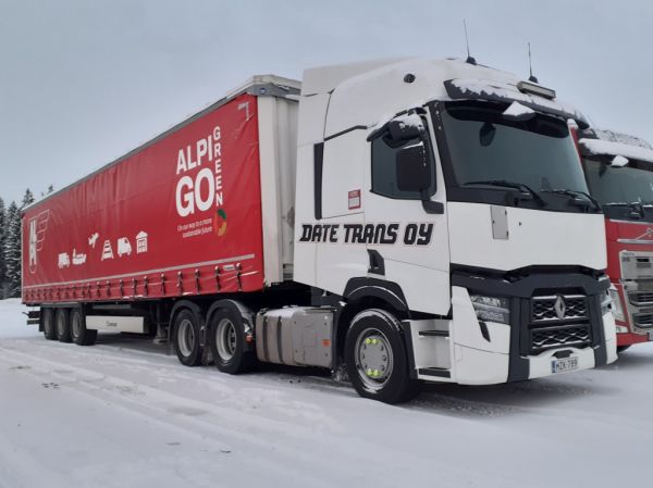 Date Transin Renault
Date Trans Oy:n Renault puoliperävaunuyhdistelmä.
Avainsanat: Date-Trans Renault ABC Hirvaskangas