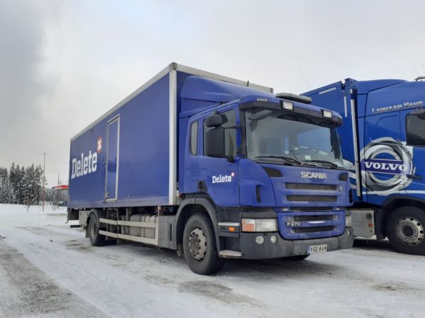 Deleten Scania P270
Deleten Scania P270 huoltoauto.
Avainsanat: Delete Scania P270 ABC Hirvaskangas