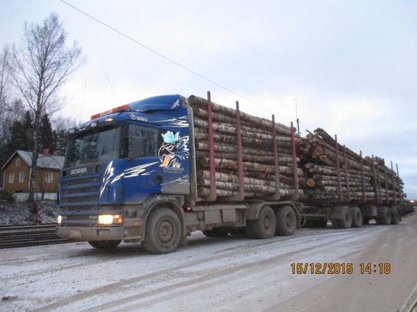 Fin-Terpuun Scania 164
Fin-Terpuu Oy:n Scania 164 puutavarayhdistelmä.
Avainsanat: Fin-Terpuu Scania 164