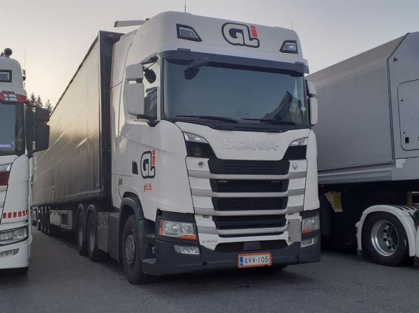 Klikkaa kuvaa nähdäksesi se täysikokoisena
==============
GLI Expressin Scania S500
GLi Express Oy:n Scania S500 puoliperävaunuyhdistelmä.
Avainsanat: GLI Express Scania S500 ABC Hirvaskangas 108 GLI Expressin Scania S500
GLi Express Oy:n Scania S500 puoliperävaunuyhdistelmä.
Avainsanat: GLI Express Scania S500 ABC Hirvaskangas 108