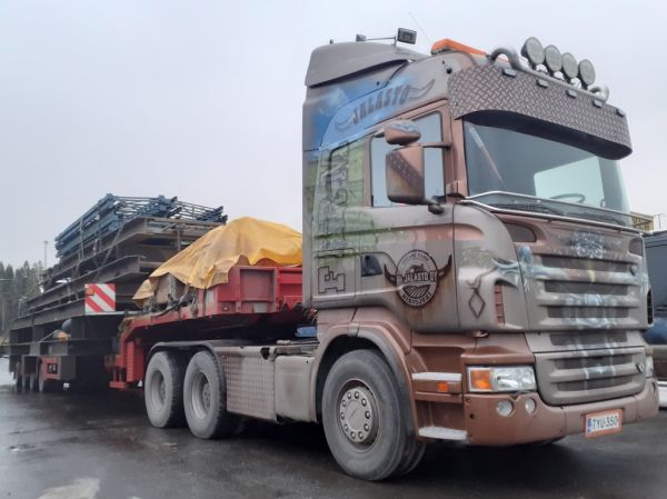 Kuorma autot Rekat HH Jalaston Scania Pottupellossa fi 