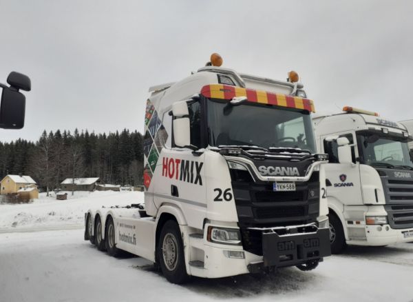 Hotmixin Scania
Hotmixin Scania rekkaveturi.
Avainsanat: Hotmix Scania