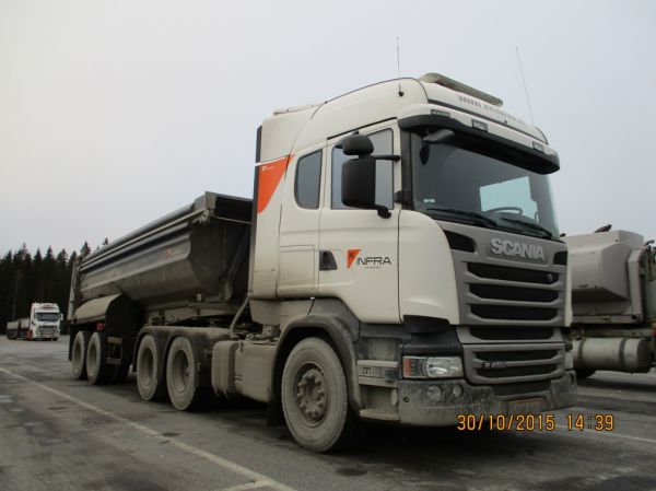 KK Infran Scania 450
KK Infra Oy:n Scania 450 sorapuolikas.
Avainsanat: KK Infra Scania 450 ABC Hirvaskangas