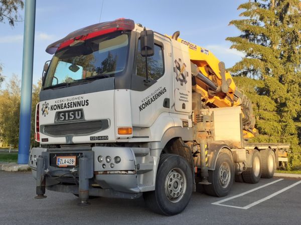 Keski-Suomen Koneasennuksen Sisu E12
Keski-Suomen Koneasennuksen nosturilla varustettu Sisu E12.
Avainsanat: Keski-Suomen Koneasennus Sisu E12