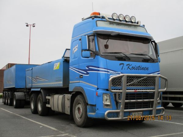 Kuljetus ja Koneurakointi T Koistisen Volvo FH16
Kuljetus ja Koneurakointi T Koistisen Volvo FH16 sorayhdistelmä. 
Avainsanat: Koistinen Volvo FH16 ABC Hirvaskangas