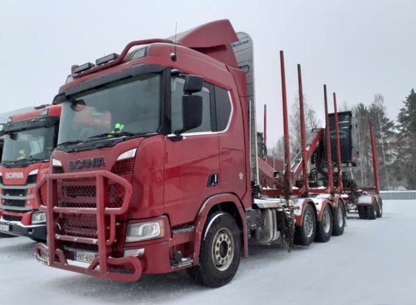 Kuljetus M Hartikaisen Scania R650
Kuljetus M Hartikaisen Scania R650 puutavarayhdistelmä.
Avainsanat: Hartikainen Scania R650