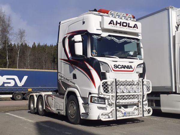 Kuljetus R Aholan Scania S
Kuljetus R Aholan Scania S rekkaveturi.
Avainsanat: Ahola Scania S