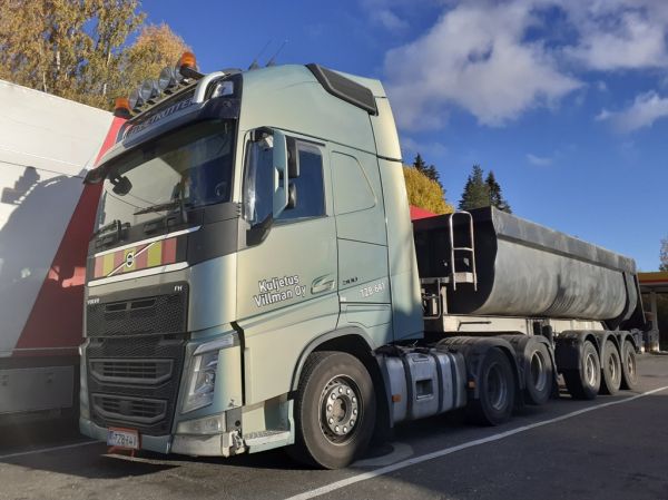 Kuljetus Villmanin Volvo FH500
Kuljetus Villman Oy:n Volvo FH500 sorapuolikas.
Avainsanat: Villman Volvo FH500 Shell Hirvaskangas