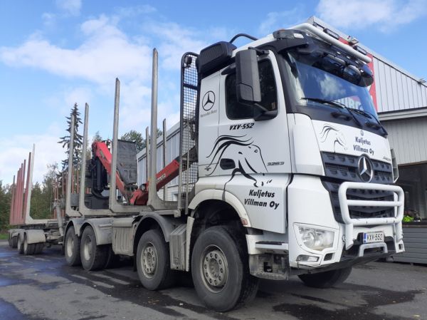 Kuljetus Villmanin MB 3263 Arocs
Kuljetus Villman Oy:n MB 3263 Arocs puutavarayhdistelmä.
Avainsanat: Villman MB 3263 Arocs Neste