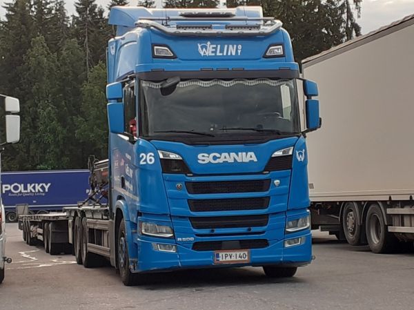 Klikkaa kuvaa nähdäksesi se täysikokoisena
==============
Kuljetus Welinin Scania R500
Kuljetus Welin Oy:n Scania R500 täysperävaunuyhdistelmä
Avainsanat: Welin Scania R500 ABC Hirvaskangas 26 Kuljetus Welinin Scania R500
Kuljetus Welin Oy:n Scania R500 täysperävaunuyhdistelmä
Avainsanat: Welin Scania R500 ABC Hirvaskangas 26