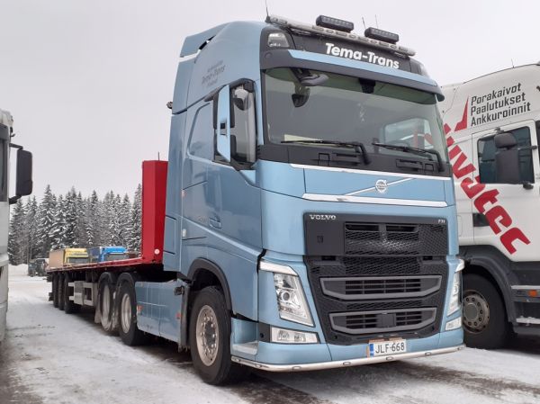 Kuljetusliike Tema-Transin Volvo FH540
Kuljetusliike Tema-Transin Volvo FH540 puoliperävaunuyhdistelmä.
Avainsanat: Tema-Trans Volvo FH540 ABC Hirvaskangas