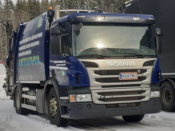 Lassila&Tikanojan Scania P320
Lassila&Tikanoja Oyj:n Scania P320 jäteauto.
Avainsanat: Lassila&Tikanoja Scania P320 L&T