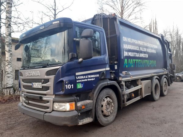 Klikkaa kuvaa nähdäksesi se täysikokoisena
==============
Lassila&Tikanojan Scania P370
Lassila&Tikanoja Oyj:n Scania P370 jäteauto.
Avainsanat: Lassila&Tikanoja Scania P370 L&T Lassila&Tikanojan Scania P370
Lassila&Tikanoja Oyj:n Scania P370 jäteauto.
Avainsanat: Lassila&Tikanoja Scania P370 L&T