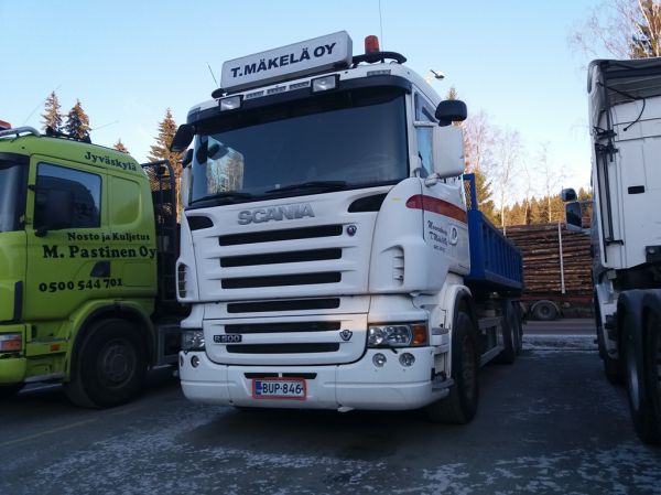 Maanrakennus T Mäkelän Scania R500
Maanrakennus T Mäkelä Oy:n Scania R500 sora-auto.
Avainsanat: T-Mäkelä Scania R500