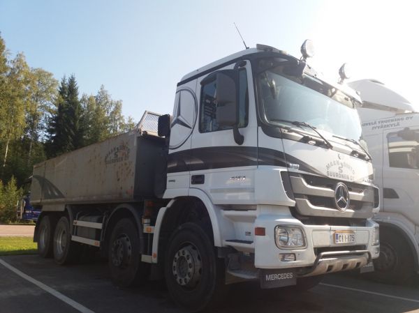 Maansiirto Suurosen MB 4151 Actros
Maansiirto Suuronen Oy:n MB 4151 Actros sora-auto.
Avainsanat: Suuronen MB 4151 Actros