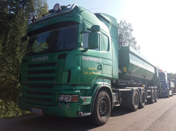 Multamestan Scania R560
Multamesta Oy:n Scania R560 sorapuolikas.
Avainsanat: Multamesta Scania R560