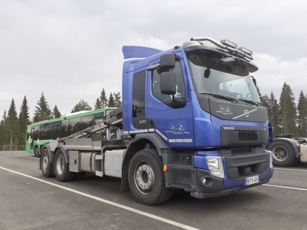 Pärepuun Volvo FE320
Pärepuun Volvo FE320 vaihtolava-auto.
Avainsanat: Pärepuu Volvo FE320