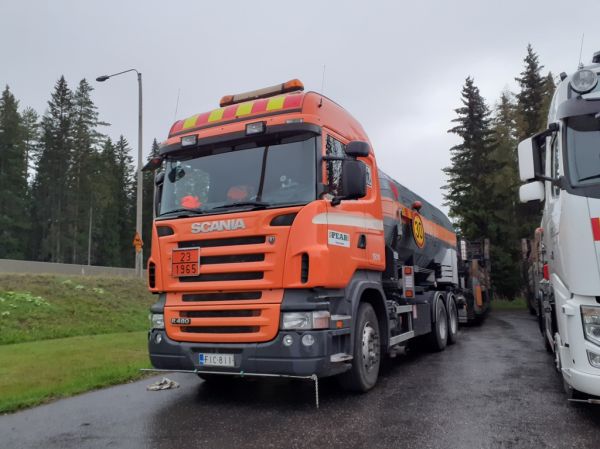  Peab Asfaltin Scania R480
Peab Asfaltin Scania R480 nestekaasun kuljetusauto ja asfaltinkuumennin.
Avainsanat: Peab Scania R480 15010 ABC Hirvaskangas