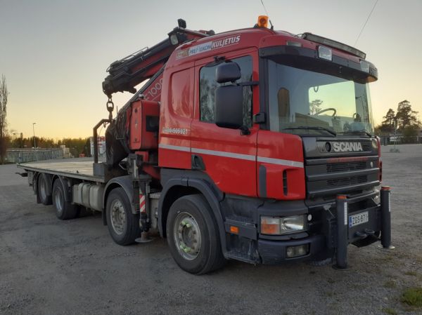 Premekon Scania
Premekon nosturilla varustettu  Scania.
Avainsanat: Premeko Scania