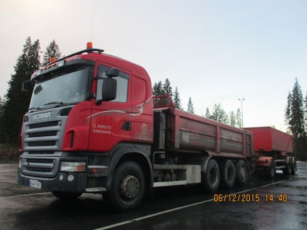 U Puputin Scania R500 
U Puputin Scania R500 sorayhdistelmä.
Avainsanat: Puputti Scania R500 ABC Hirvaskangas