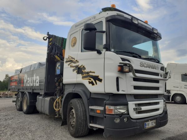 Rautakumppanin Scania R420
Rautakumppani Oy:n nosturilla varustettu Scania R420 kuorma-auto.
Avainsanat: Rautakumppani Scania R420 Hirvaskangas