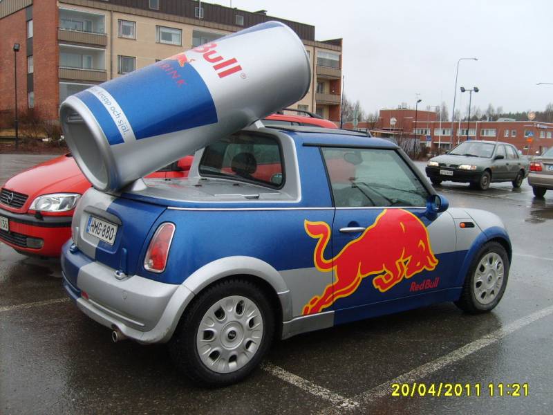 Red Bull Mini
Red Bull Mini.
Avainsanat: Red Bull Mini