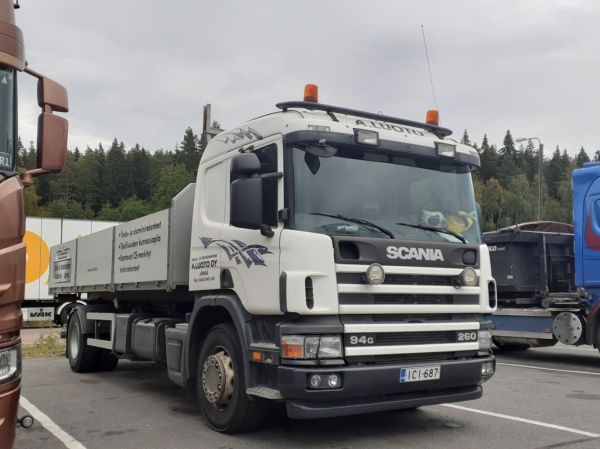 Säiliö ja Teräsrakenne A Luodon Scania 94G
Säiliö ja Teräsrakenne A Luoto Oy:n Scania 94G kuorma-auto.
Avainsanat: Luoto Scania 94G
