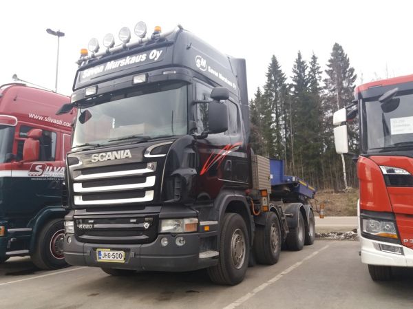 Savon Murskauksen Scania R620
Savon Murskaus Oy:n Scania R620 rekkaveturi.
Avainsanat: Savon Murskaus Scania R620