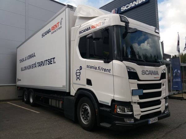 Scania R500
Scania Rentin Scania R500 jakeluauto.
Avainsanat: Scania R500