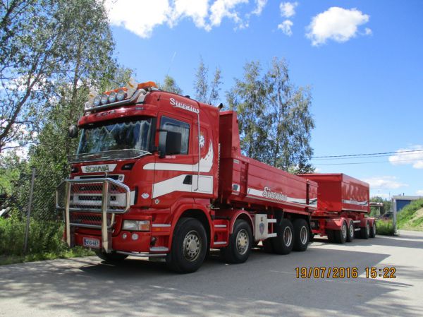 Maanrakennus Siveniuksen Scania R620
Maanrakennus Sivenius Oy:n Scania R620 sorayhdistelmä.
Avainsanat: Sivenius Scania R620