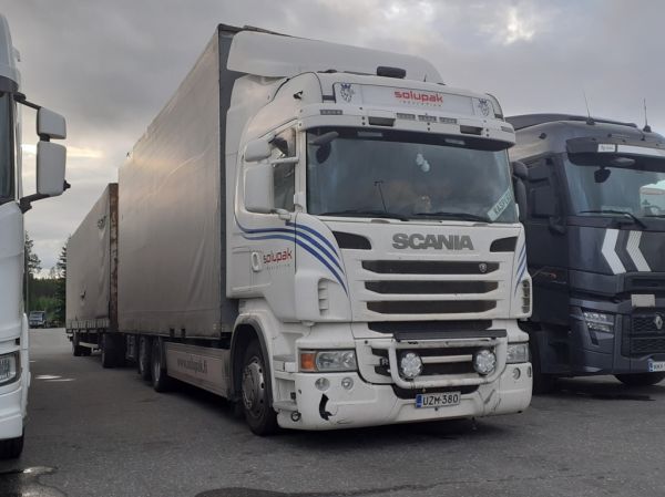 Klikkaa kuvaa nähdäksesi se täysikokoisena
==============
Solupak Insulationin Scania R500
Solupak Insulation Oy:n Scania R500 täysperävaunuyhdistelmä.
Avainsanat: Solupak-Insulation Scania R500 ABC Hirvaskangas Solupak Insulationin Scania R500
Solupak Insulation Oy:n Scania R500 täysperävaunuyhdistelmä.
Avainsanat: Solupak-Insulation Scania R500 ABC Hirvaskangas