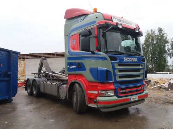 Totaalipurun Scania R500
Totaalipurku Oy:n Scania R500 koukkulava-auto.
Avainsanat: Totaalipurku Scania R500