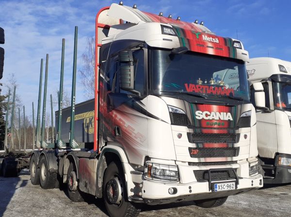 Klikkaa kuvaa nähdäksesi se täysikokoisena
==============
Velj. Vartiamäen Scania XT
Velj. Vartiamäki Oy:n Scania XT puutavarayhdistelmä.
Avainsanat: Vartiamäki Scania XT Neste Velj. Vartiamäen Scania XT
Velj. Vartiamäki Oy:n Scania XT puutavarayhdistelmä.
Avainsanat: Vartiamäki Scania XT Neste