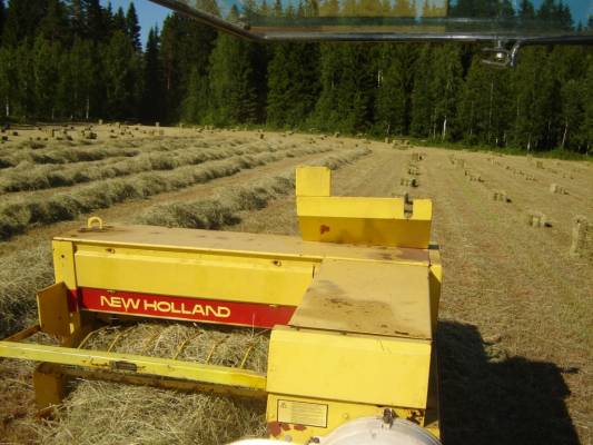 Paalausta
Vanha New Holland kovapaalain
Avainsanat: paalain new holland heinä