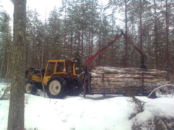 Valmet 815
Keväistä polttopuun ajoa.
Kuva sopivasti näin puolivuotta myöhäs! :D
