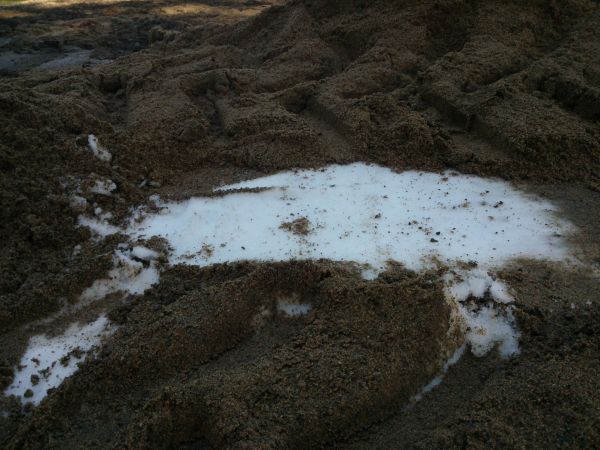 Mitä tämä on?
Tällaista jotain valkoista kylmää ainetta löytyi sorakasan alta
Avainsanat: Lumi Jää