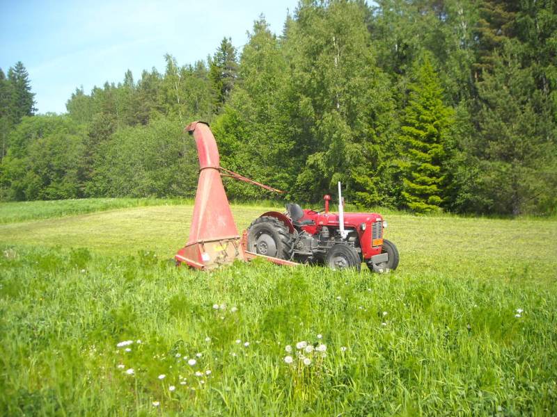 Luonnonhoito pellon niittoa.
Massey Ferguson 35 & Taarup
Avainsanat: Massey Ferguson Taarup