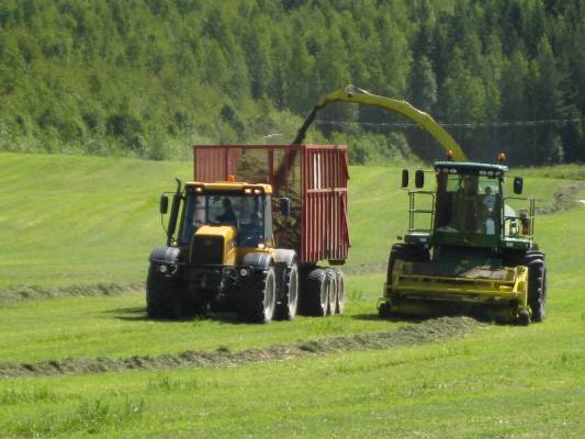 JD + JCB 3185 & Metsjö koukkulavakärri
