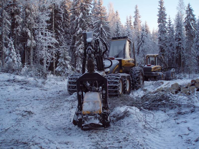 Pettäisenmäeltä
Ponsse ergo ja buffalo
