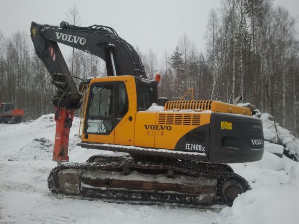 Volvo 240 ja Sandvik 2577
