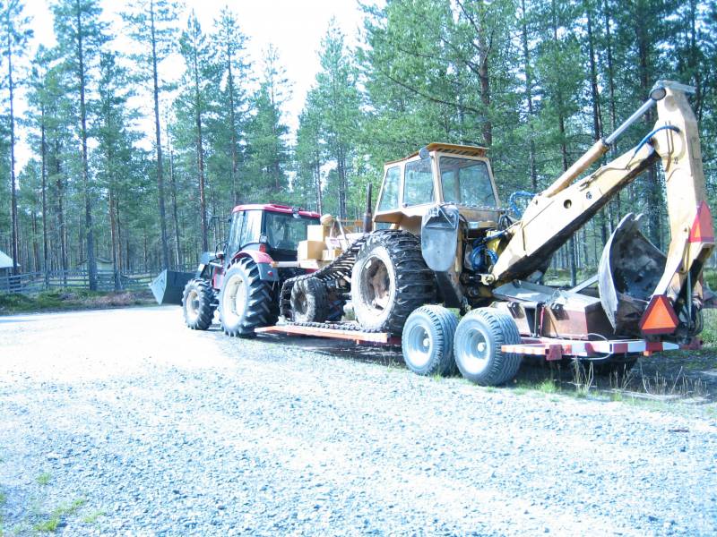 ojakoneen työmaalta pois vienti.
sopiva harraste paketti.
