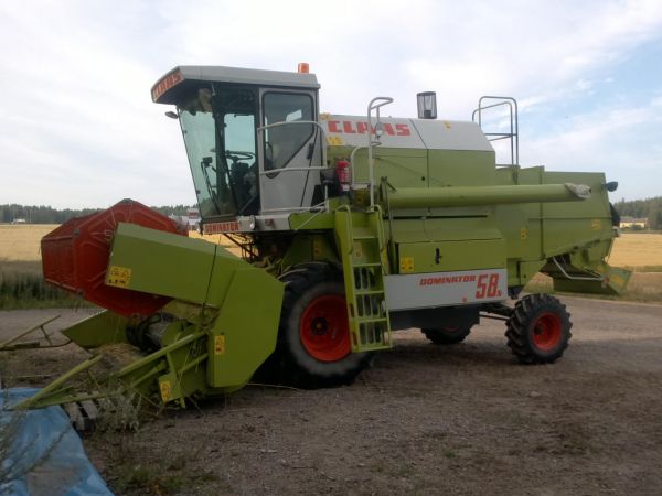 Uusi claas dominator 58s
Komiasti kutos Perkinssi kehrää ja tehoa löytyy.:D
