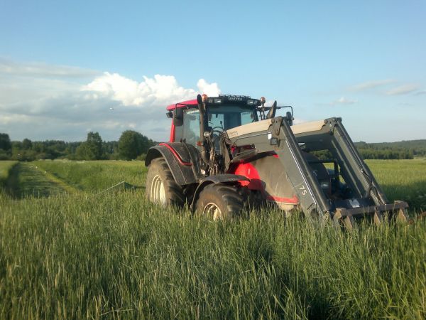 Heinän niittoa
Valtra T151 & Krone 320
