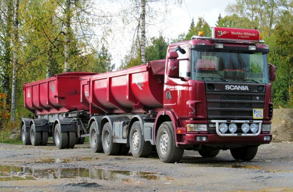Scania 124
Asfaltin kuljetin
Avainsanat: Scania